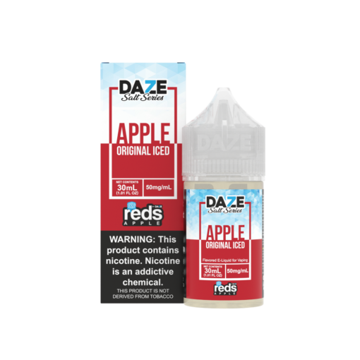 7 Daze Salt – Reds Apple Iced 30mL