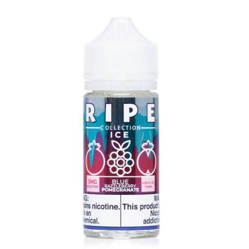 Ripe - ICE Collection Blue Razzleberry Pomegrante ICE eJuice by Vape 100