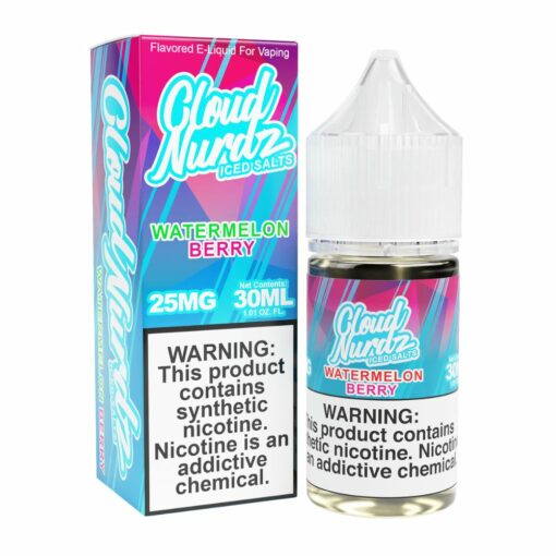 Cloud Nurdz TFN Salts Watermelon Berry 30mL