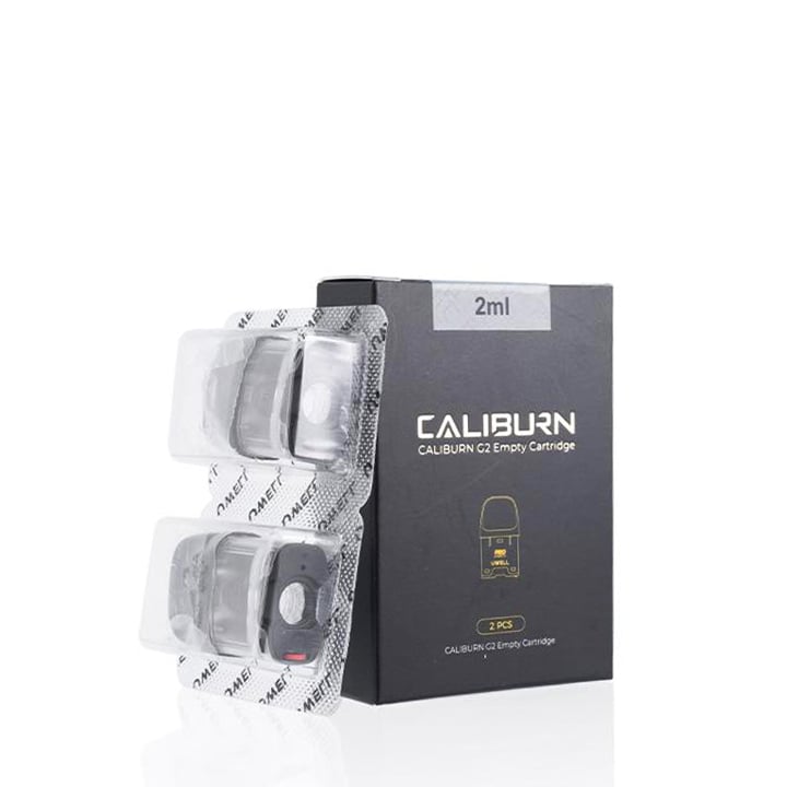 Uwell Caliburn G2 Replacement Pods - 2 Pack Vape POD System Cartridges & Replacement Coils
