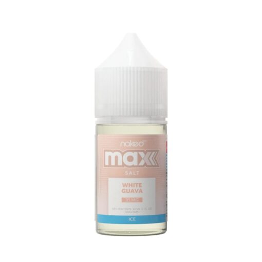 naked max salt white guava ml