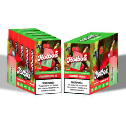 Hotbox disposable vape puff wholesale strawberry apple ice