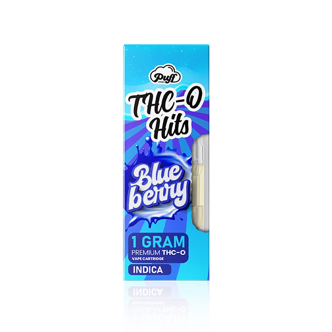 Puff Xtrax | THC-O Hits Vape Cartridge: Blueberry New Arrivals