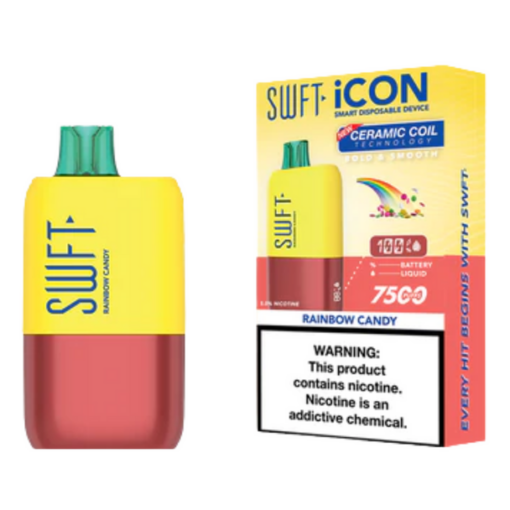 SWFT Icon Disposable Vape | 7500 Puff - Rainbow Candy