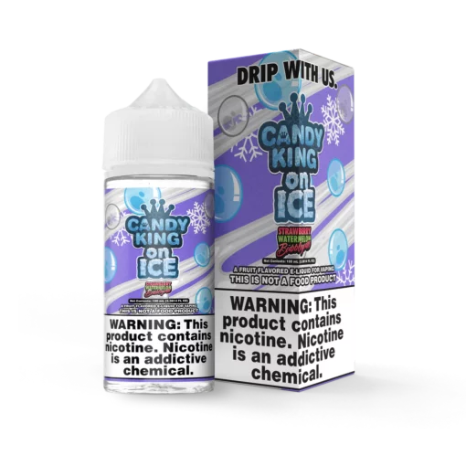 Candy King On Ice - Strawberry Watermelon Bubblegum ICE 100mL