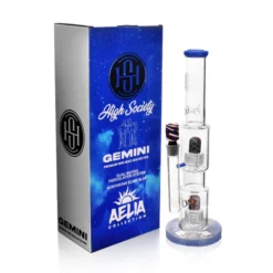 Gemini Premium Wig Wag Waterpipe (Blue)