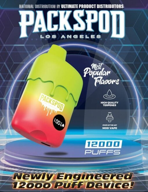 Packspod 12k Vape Disposable