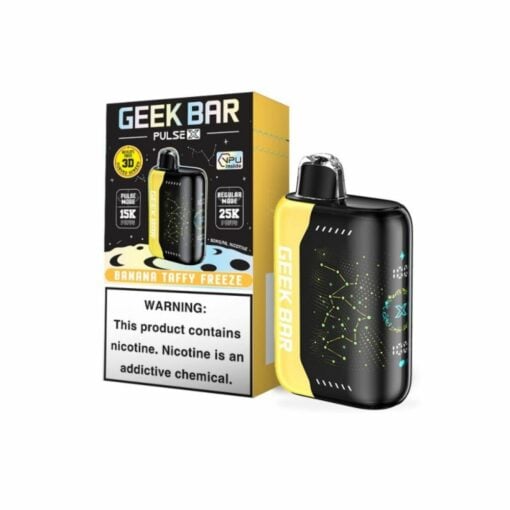 Geek Bar Pulse X Disposable Vape 25000 Puffs Banana Taffy Freeze