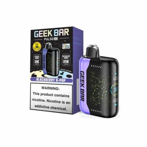 Geek Bar Pulse X Disposable Vape 25000 Puffs Blackberry B-Pop