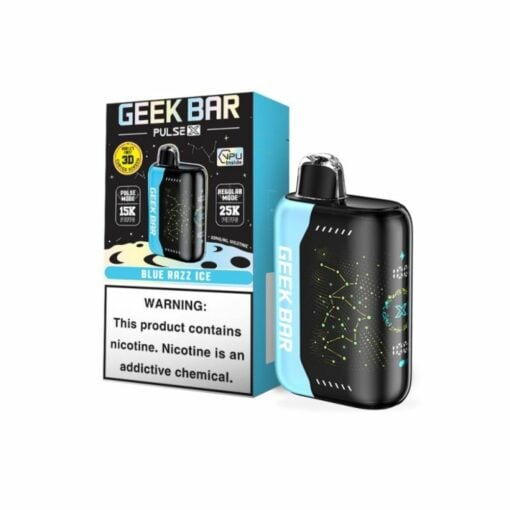 Geek Bar Pulse X Disposable Vape 25000 Puffs Blue Razz Ice