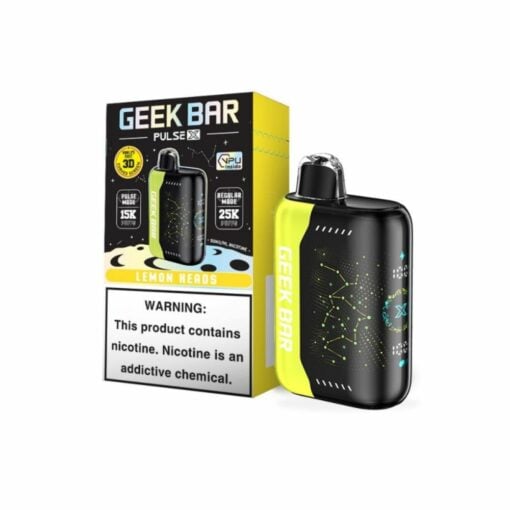 Geek Bar Pulse X Disposable Vape 25000 Puffs Lemon Heads